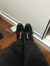 沙馳男鞋商務休閑鞋男士正裝皮鞋羊皮軟底一腳蹬真皮透氣樂福鞋 黑色 41歐碼 曬單實拍圖