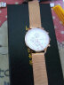 老皮匠 超薄钢带  男女 手表配件 代用CK DW表带 不锈钢表链 米兰编织金属手表带 细网--玫瑰金色 22mm 实拍图
