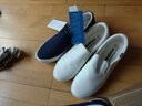 回力男女鞋休閑鞋春季一腳蹬帆布鞋透氣老北京布鞋時(shí)尚懶人鞋子豆豆鞋 藏青HL903 40 曬單實(shí)拍圖