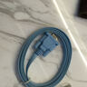 新群連 console線 RJ45轉RS232線串口com水晶頭轉串口線 適用于思科cisco華為 曬單實拍圖