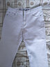 杰克查爾斯 男士白色休閑牛仔褲修身彈力韓版潮流白褲子小直筒百搭白牛仔褲 CR8062-白 32碼(約2.4尺) 曬單實(shí)拍圖