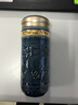 【乾唐軒活瓷】麒麟獻瑞鎏金雙層隨身杯水杯杯子茶杯陶瓷杯 藍+金 （禮盒包裝 帶杯套杯刷） 曬單實(shí)拍圖