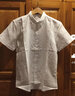 誠景短袖棉麻襯衫男薄款透氣麻料修身半袖亞麻襯衣男裝上衣外套百搭I(lǐng) 白色 S 曬單實(shí)拍圖