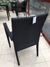 御藤美家（ROYAL RATTAN）戶桌椅酒吧咖啡廳藤椅室內(nèi)家具戶外庭院休閑桌椅 保拉納4椅+80cm鋁框威尼斯棕巖板圓桌 曬單實(shí)拍圖