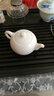 貳號（ERHAO）陳清宜德化白瓷茶壺陶瓷功夫茶具白手工大號單壺\/圓壺D款 曬單實拍圖