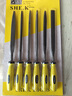 賽科 6件套什錦銼組套 精密銼刀套裝 工具銼組合 模具用銼 SK-11435*180mm 曬單實(shí)拍圖