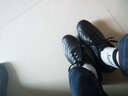 奈客保羅（Naikpllo）運動(dòng)休閑鞋男秋季新款氣墊增高底透氣跑步鞋子戶(hù)外旅游鞋男波鞋潮 黑色32732 39 (245mm) 曬單實(shí)拍圖