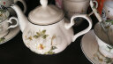 嘉兰 咖啡杯碟套装 欧式茶具英式下午茶杯骨瓷杯碟咖啡杯奶杯果汁杯 木棉花咖啡壶 实拍图