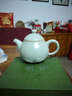 蕊融 汝州汝窯茶壺文旦壺茶具陶瓷壺單壺中號功夫茶具家用可養壺汝瓷 曬單實(shí)拍圖