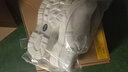 seagebel 希潔貝爾 防靜電安全鞋 安全防砸鞋 防砸高筒靴 無(wú)塵安全鞋 包鋼頭鞋 白色（條紋筒） 41碼 曬單實(shí)拍圖