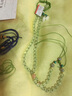 皓埼原創(chuàng  )手工編織葡萄石項鏈月光石水晶掛繩男女項鏈繩吊墜繩掛件繩子 葡萄石項鏈繩 曬單實(shí)拍圖