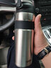 膳魔師（Thermos）【海外直郵】 不銹鋼真空保冷保溫杯 吸管杯自行車水杯FFQ-600 FFQ-600-SBK 黑色 600ML 曬單實(shí)拍圖