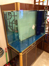歐庭 魚(yú)缸玻璃生態(tài)水族箱鋁合金直彎缸大型流水幕墻雨淋式瀑布龍魚(yú)缸 120x50x90/68 簡(jiǎn)約加寬款 曬單實(shí)拍圖