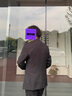 海瀾之家（HLA）西服套裝男春秋新輕商務(wù)經(jīng)典系列西裝套裝 黑色02【西服+西褲】 2XL 175/96B推薦138~150斤 曬單實拍圖