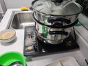 拜格不銹鋼蒸鍋家用多層蒸煮兩用鍋加厚二層湯鍋燃氣灶電磁爐通用 【上蒸下煮】雙層蒸鍋 28cm 曬單實拍圖