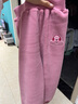 棉花堂男童奧粒絨加絨長(cháng)褲2024秋裝新款童裝兒童女童寶寶小童褲子 粉色 100 53 曬單實(shí)拍圖