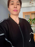 雨杉蘭【特價(jià)撿漏】高檔輕奢黑色女士短外套春秋2024年新款寬松運(yùn)動(dòng)百搭 黑色B02 2XL 125-135斤 曬單實(shí)拍圖