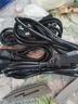 打印機(jī)投影儀品字電線煲臺(tái)式通用主機(jī)電飯鍋顯示器插頭電源線電腦 1米大功率 曬單實(shí)拍圖