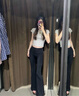 SIINSIIN冰皮防曬闊腿褲女2025夏新款涼感休閑運(yùn)動(dòng)褲寬松顯瘦長(zhǎng)褲 曬單實(shí)拍圖