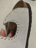 TOOMANYSHOES 【王玉雯同款】 小島度假夏季新款勃肯鞋女外穿厚底沙灘涼拖女鞋 米白 36 曬單實拍圖