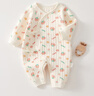婧麒（JOYNCLEON）新生兒嬰兒衣服秋冬滿(mǎn)月純棉初生寶寶連體衣a類(lèi)爬服 Jlt200709 曬單實(shí)拍圖