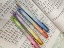 晨光（M&G）文具優(yōu)品雙頭四色疊色閃光熒光筆學(xué)生標記筆彩色記號筆高顏值輪廓筆手帳手抄報筆4支/盒AHMT6223 曬單實(shí)拍圖