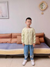 雅鹿2025新款洋氣兒童羽絨內膽男童女童中大童學(xué)生輕薄羽絨服內膽內穿 黃色 150 曬單實(shí)拍圖