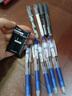 百樂(lè)（PILOT）中性筆大容量水筆BX-V5小v5直液式走珠筆和P50針管中性筆組合款 BX-V5/BL-P50 0.5mm黑色 2支裝 曬單實(shí)拍圖