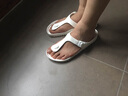 BIRKENSTOCK德國制造原裝進(jìn)口中性輕質(zhì)泳池沙灘戶(hù)外防水休閑人字拖 Gizeh EVA 白色：128221 41 (265mm) 適合腳長(cháng)265mm 曬單實(shí)拍圖