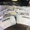 CRESSI意大利CRESSI DRY 潛水 浮潛裝備  全干式呼吸管 硅膠咬嘴 透明色 曬單實(shí)拍圖