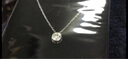 GEM STONE KING鉆石項鏈女14K項鏈0.5克拉IJ色南非真鉆彩金項鏈送女友生日禮物 曬單實(shí)拍圖