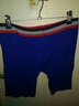 男士?jì)妊澅z透氣運動(dòng)內褲男加長(cháng)款防磨腿跑步內褲緊身速干平角褲專(zhuān)業(yè)訓練健身四角褲衩 VM330-彩藍 XL碼【建議140-170斤】 曬單實(shí)拍圖