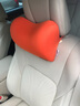 同車(chē)同伴 汽車(chē)頭枕記憶棉護頸枕汽車(chē)座椅車(chē)用枕頭 透氣四季通用 運動(dòng)橙【單個(gè)頭枕】呵護頸椎 曬單實(shí)拍圖