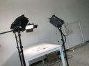 反光板橫桿攝影棚器材帶球形云臺斜臂硫酸紙配件反光板固定架支架 套餐B（橫桿燈架橢圓反光板） 曬單實(shí)拍圖