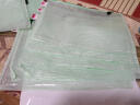 加厚A4网格文件袋10个文件袋透明网格拉链袋办公塑料防水资料袋学生试卷袋 A4蓝色网格（10只装） 实拍图
