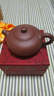 美典（Meediea）宜興名家紫砂壺 茶具茶壺 全手工清水泥球孔扁福壺250cc 曬單實(shí)拍圖