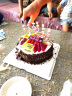 米苏先生新鲜生日蛋糕祝寿父母长辈水果男女孩同城配送当天到全国礼物儿童 圆形宫格 12英寸（约6-10人食用） 实拍图