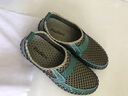 悍臣網(wǎng)鞋男鞋夏季薄款透氣網(wǎng)眼無(wú)鞋帶皮鞋大碼男士休閑戶(hù)外套腳懶人中老年網(wǎng)面涼鞋軟底一腳蹬爸爸涉水溯溪鞋 7923墨綠色 40 標準皮鞋碼 曬單實(shí)拍圖