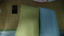 米乐加厚亚麻抱枕简约客厅沙发靠垫套汽车办公室腰枕床头大靠枕腰垫 湖蓝色(加厚素色亚麻) 腰枕套30*50cm+枕芯 实拍图
