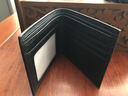 V.V.Brown真正鱷魚(yú)皮錢(qián)包男短款真皮橫款商務(wù)多卡位零錢(qián)包豎款皮 黑色橫款 曬單實(shí)拍圖