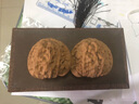 彩荷 文玩核桃麻核桃獅子頭四座樓官帽白獅子把玩核桃手把件送男士 小白獅子(約39-40mm) 曬單實(shí)拍圖