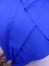 艾路丝婷夏装新款T恤女短袖上衣韩版修身体恤TX3560 宝蓝V领 S 实拍图
