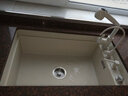 科恩納（Coenna） 石英石水槽單槽臺下盆洗菜盆洗碗池廚房花崗巖大方槽 D4-7247標配套餐 曬單實(shí)拍圖