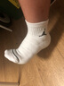耐克（NIKE） 襪子男襪女襪毛巾底透氣吸汗三雙裝運動(dòng)短襪休閑襪 店長(cháng)主推款SX5546-100白色三雙裝 M/24-26(cm) 曬單實(shí)拍圖