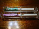 英雄（HERO） 英雄鋼筆359 狩獵夏日色彩男女學(xué)生白領(lǐng)時(shí)尚正姿練字墨囊兩用銥金筆 淺紫白色 0.38mm（EF尖） 曬單實(shí)拍圖