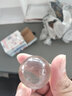 晶蕊世家天然白水晶球擺件天然原石水晶打磨飾品擺件居家辦公用品送禮擺件 精選直徑3厘米 曬單實(shí)拍圖