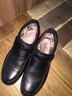 奧康（Aokang）男鞋保暖高幫男鞋中老年皮鞋真皮 黑色176819005 42 曬單實(shí)拍圖