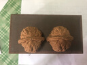 彩荷 文玩核桃麻核桃獅子頭四座樓官帽白獅子把玩核桃手把件送男士 小白獅子(約39-40mm) 曬單實(shí)拍圖