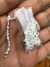 純已久銀飾990足銀水波紋項(xiàng)鏈粗款男士女士情侶鏈四方銀項(xiàng)鏈鎖骨鏈子 S990足銀四方水波鏈 3g女士 曬單實(shí)拍圖