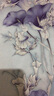 上海故事生日禮物實用真絲睡裙夏季桑蠶絲睡衣蝙蝠衫大碼睡袍200斤可穿 馬蹄蓮 曬單實拍圖